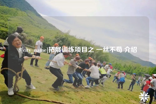 防城港拓展训练项目之 一丝不苟 介绍